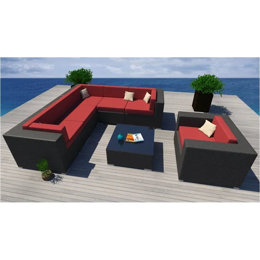 Durable Easy Cleaning  Garden Furniture Outdoor  Rattan Lounge Set