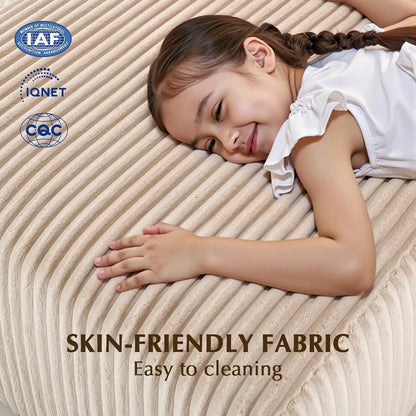 Modular Sectional Sofa for Living Room L Shaped Boneless Couch, Sofa Bed Memory Foam Couches with Chaise