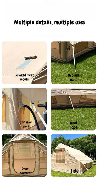 Outdoor Inflatable Tent Quick-opening Portable Tents Waterproof Air Column Integrated Free Installation Thick Camping Supplies