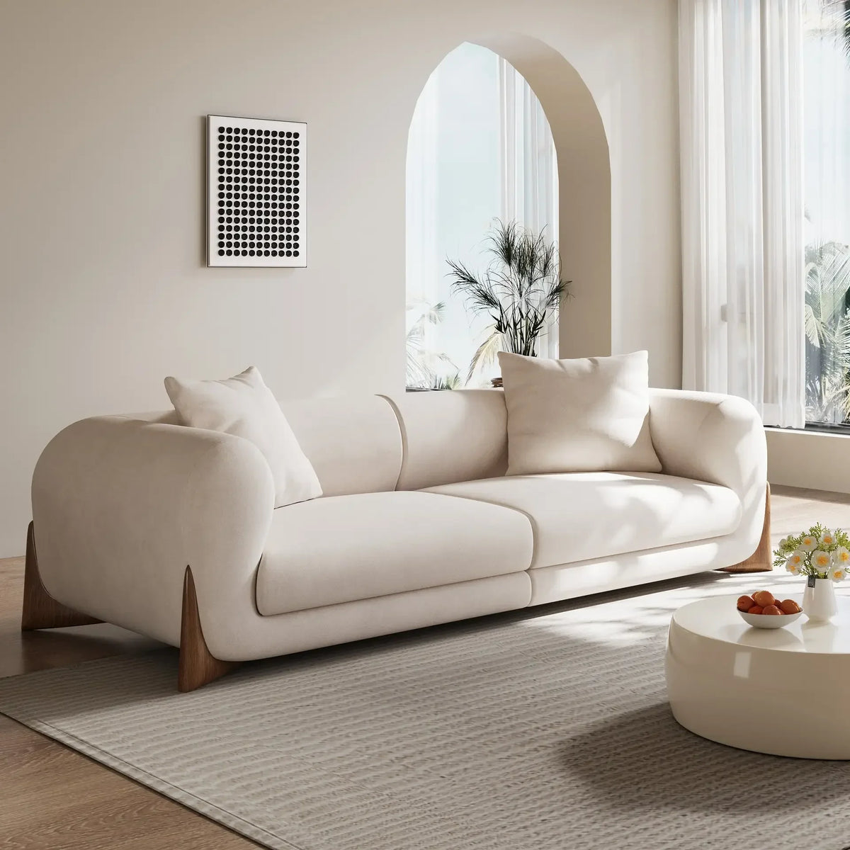 For Spot Wholesale Modern Modular Sectional Sofa Couch Sectional Sofa Small Apartment Modern Fabric Velvet Sofa