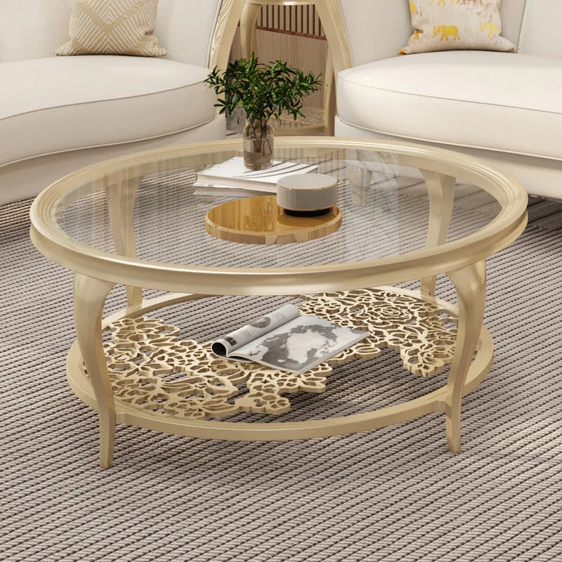 Solid wood sofa combination large villa sofa cream style living room combination sofa