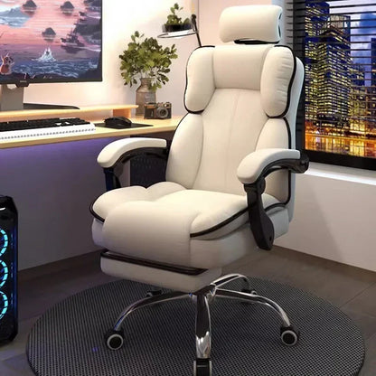 Comfortable Footrest Office Chair Gamer Bed Pc Room Game Relaxation Armchair Chaise Design Home Furniture Cadeira Swivel Meeting