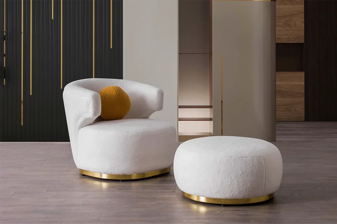 -Modern Luxury Living Room Sofa Set Family Office Furniture Sofa Villa Apartment Living Room Furniture