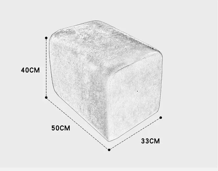 Nordic Light Luxury Cream Style Single Lambswool Couch Home Living Room Bedroom Couch Designer Chair