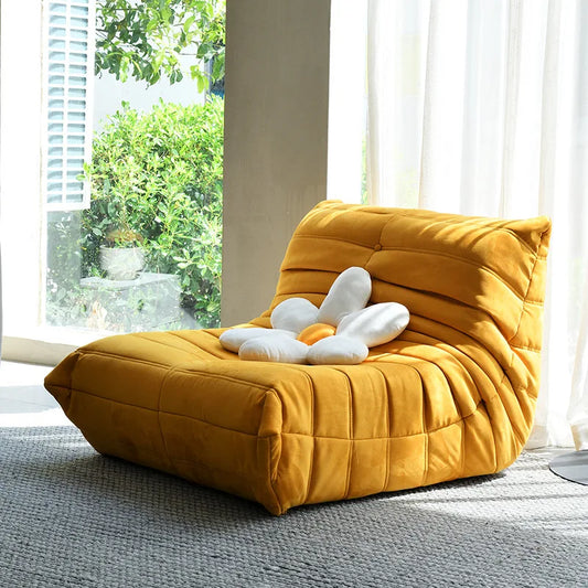 MOMO Caterpillar Sofa Simple Casual Lazy Sofa Creative Furniture Nordic Tatami Single Sofa Recliner Celebrity Balcony