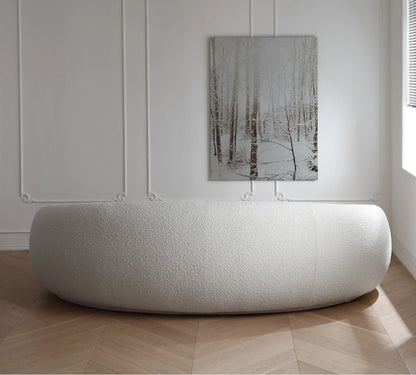 Living room Julep sofa Curved cashew sofa