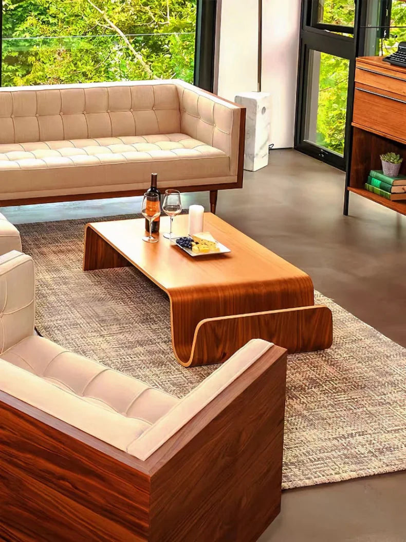 Creative and Simple Modern Japanese Ash Solid Wood Coffee Table, Household Tatami Tea Table, Multiple Styles To Choose From