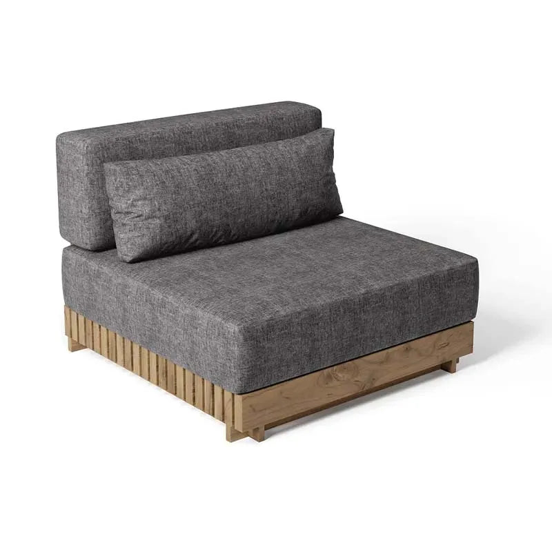 Popular Outdoor Teak Patio Furniture Teak Outdoor Furniture Sofa With Quick Dry Foam