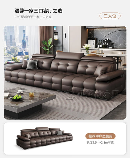 Modern Leather Living Room Sofas Couch Lazy Nordic Luxury Minimalist Living Room Sofas Lounge Designer Muebles Home Furniture