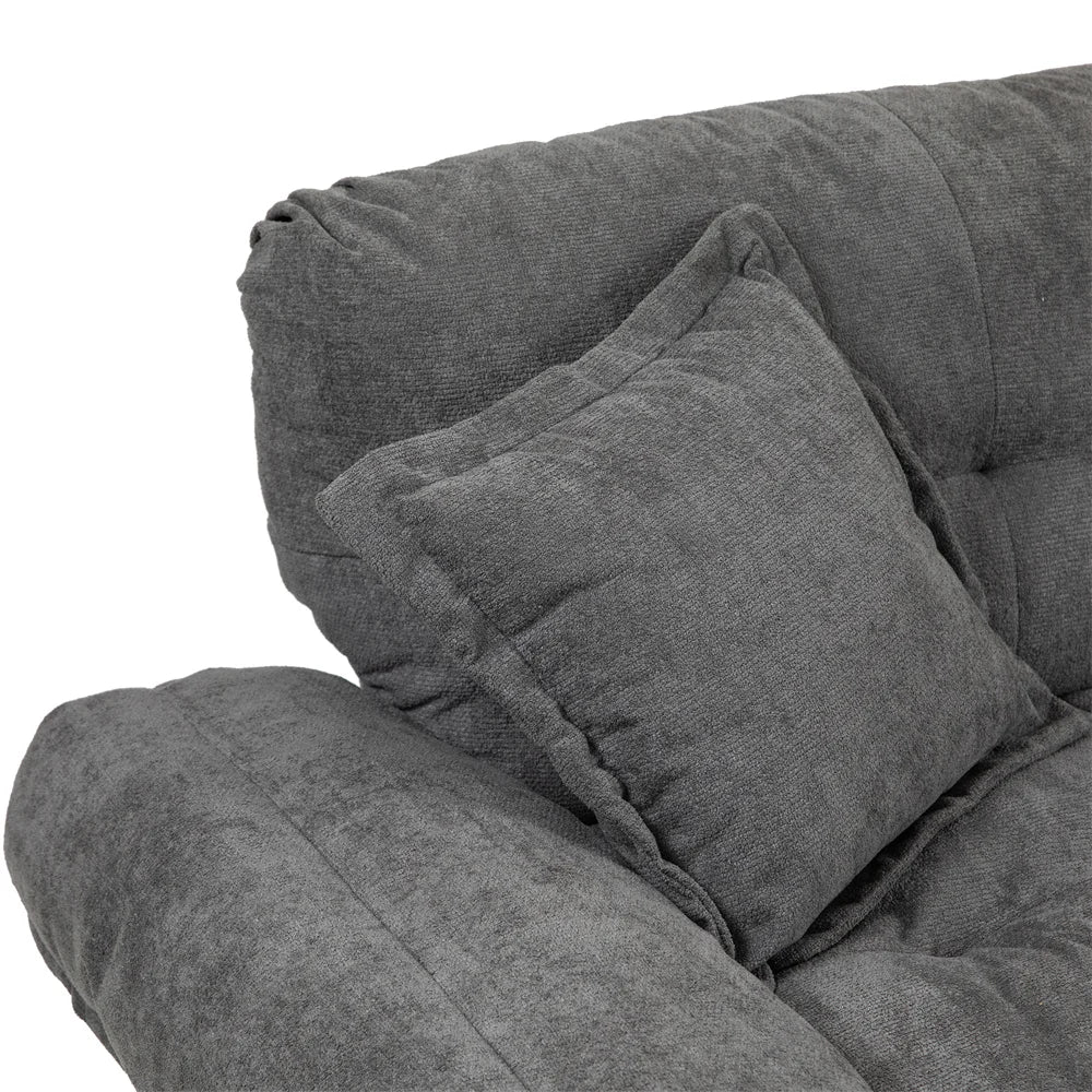 Chenille Small Sofa Loveseat Deep Seat Upholstery Sofa Couch Memory Foam Stylish Couches Set for Living Room Apartment Office