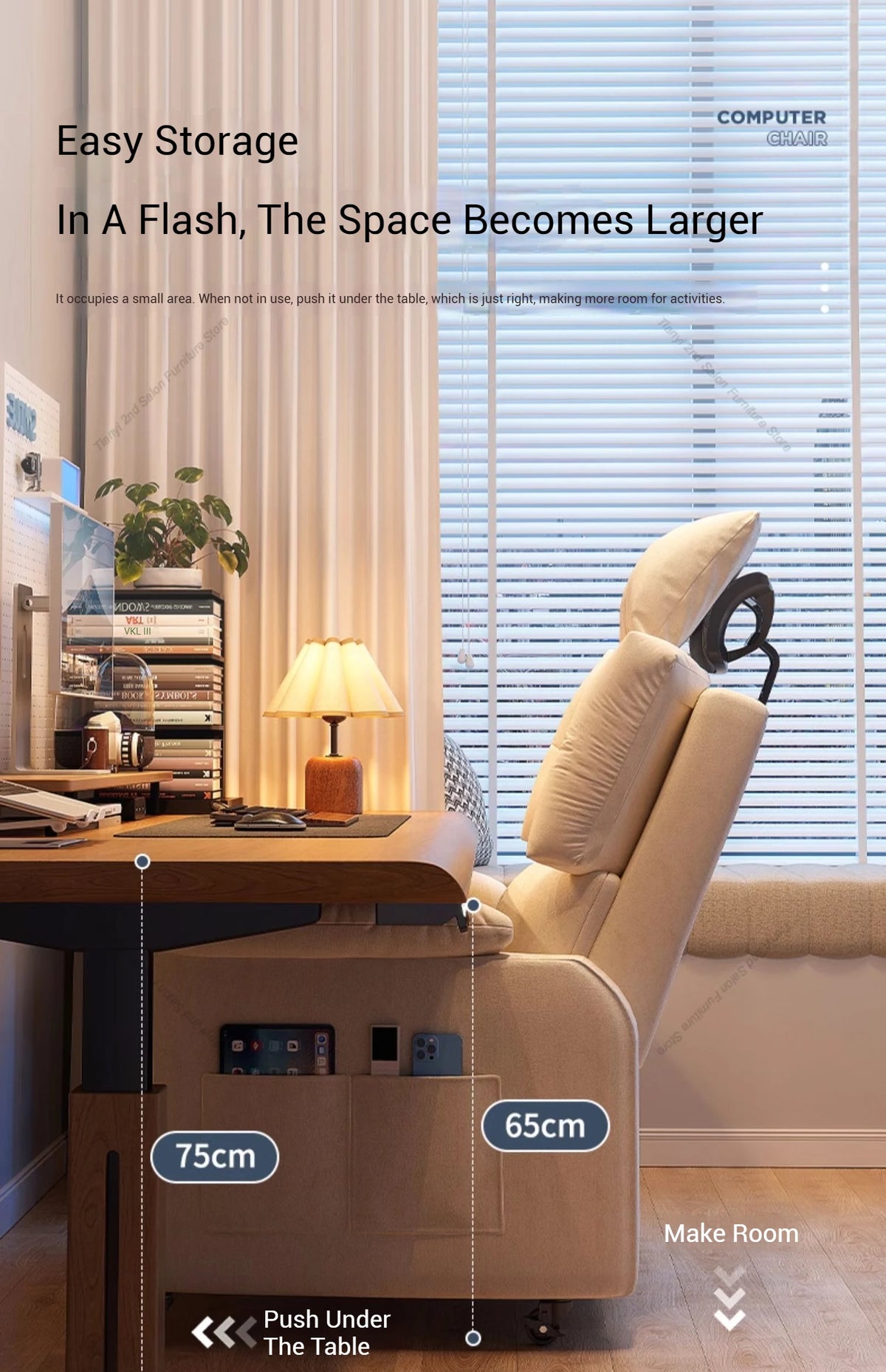 Luxurious Living Room Office Chairs Gaming Armchair Swivel Ergonomic Office Chair Relaxing Recliner Office Furniture Sillas LLOC