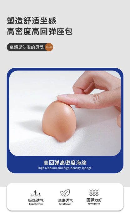 A Light luxury reception, curved sofa, clubhouse rest reception