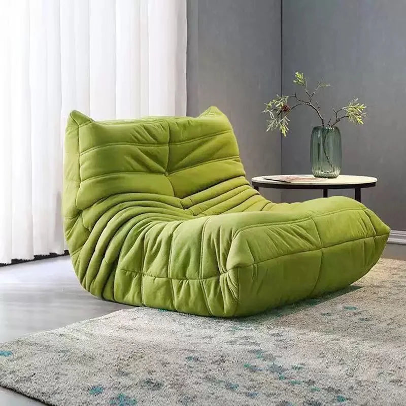 Caterpillar lazy sofa, living room, balcony, bedroom, single person leisure lounge chair, internet-famous sofa chair, leisure