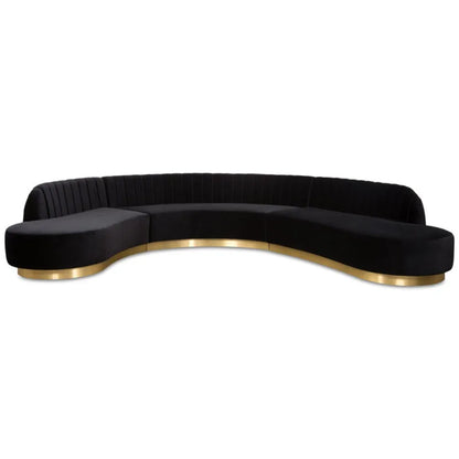 Modern light luxury curved sofa beauty salon reception living room clothing store designer furniture special-shaped sofa