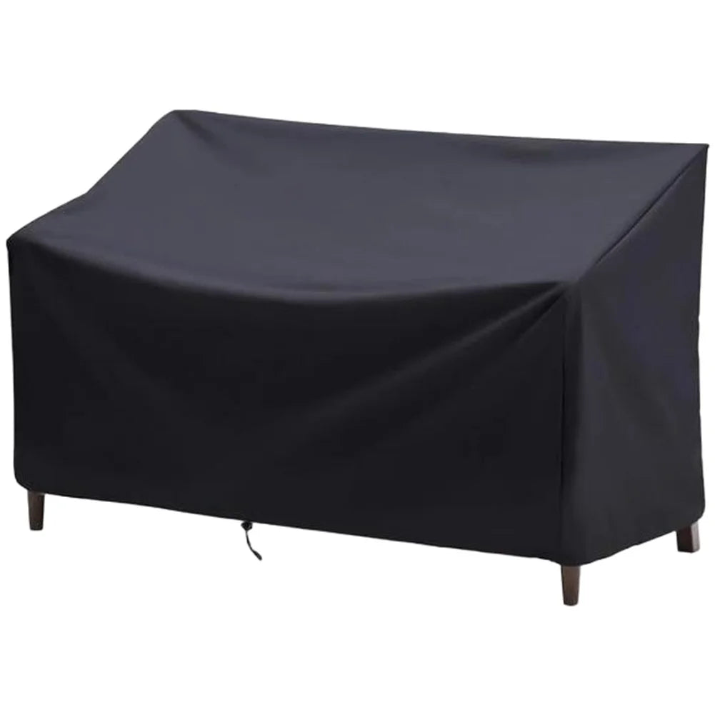1pc Garden Bench Cover Waterproof Oxford Fabric Breathable Furniture Seat Protective Cover For 2/3/4-seater Benches Spare Parts