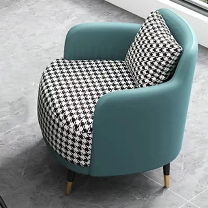 Simple light luxury single sofa coffee table combination leisure hotel reception sales office negotiation tables and chairs beau