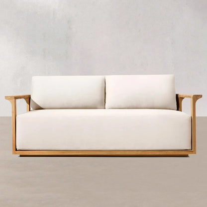 Modern Outdoor Garden Sofa Set Teak Furniture Modern Style Hotel Courtyard Furniture
