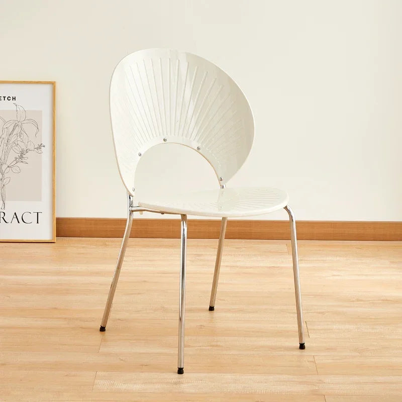 Nordic Dining Chair,home Leisure Transparent Dining Table Chair,minimalist Homestay Chair,hotel Shell Chairs, Sun Backed Chairs