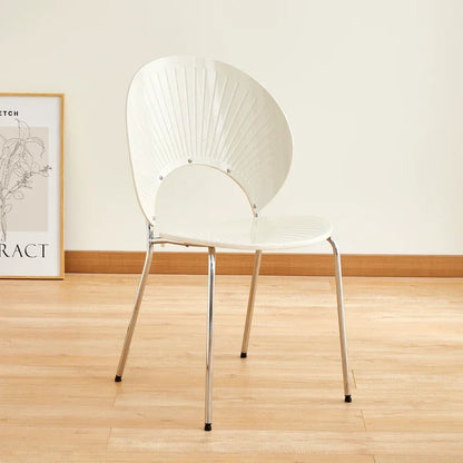 Nordic Dining Chair,home Leisure Transparent Dining Table Chair,minimalist Homestay Chair,hotel Shell Chairs, Sun Backed Chairs
