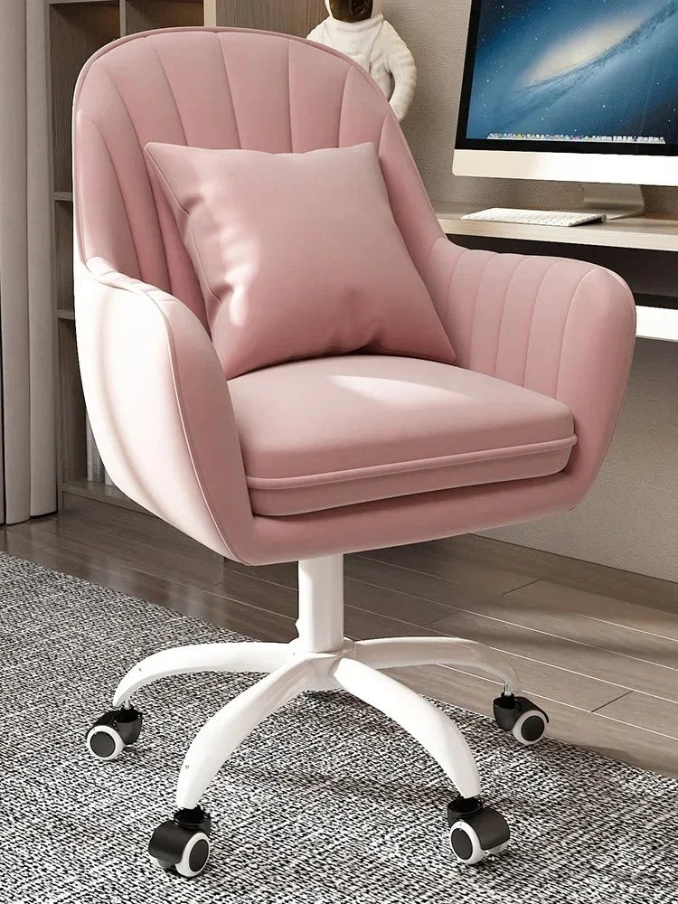 Leisure Bedroom Student Dormitory Computer Chair Home Furniture Backrest Office Chairs Front Desk Hotel Lifting Swivel Armchair