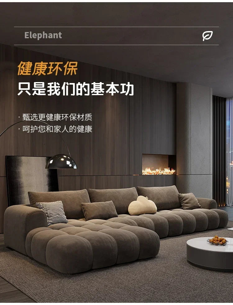 Relaxing Fancy Sofa Cheap Stretch Brown Floor Recliner Sofa Puffs Sectional Juego De Muebles Para Sala Living Room Furniture