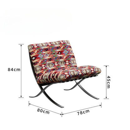 LL Stainless Steel Relaxing Chair Sturdy and Durable Single-person Sofa Chair Modern Leisure Chair Luxury Living Room Furniture