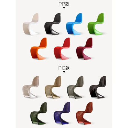 Acrylic transparent chair simple home light luxury high-end dining table makeup Pan Dong