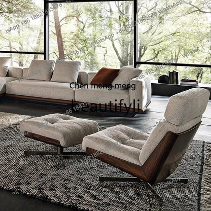 Single sofa rotating sofa chair recliner living room bedroom leisure reading chair