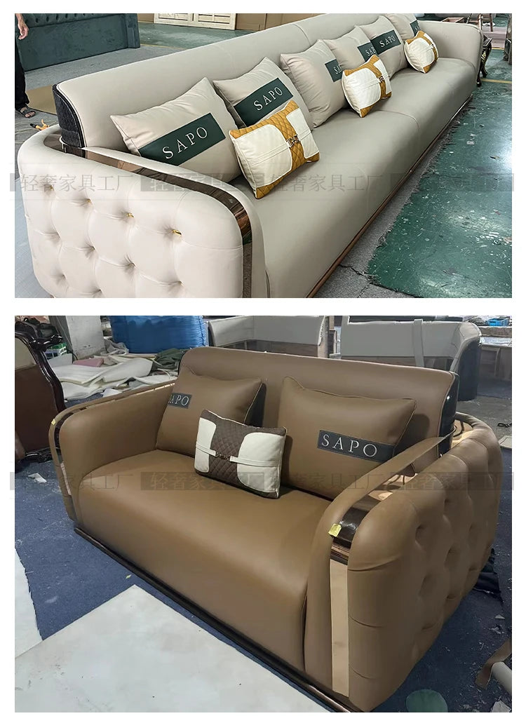 Style Double Lazy Sofas Simple Europe Fillers Choice Living Room Sofa Nordic Loveseat Designer Wohnzimmer Sofas Home Furniture