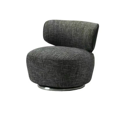 Modern Single Swivel Sofa Chair for Living Room Light Luxury Creative Leisure Minimalist Reception Negotiation Chair for Balcony