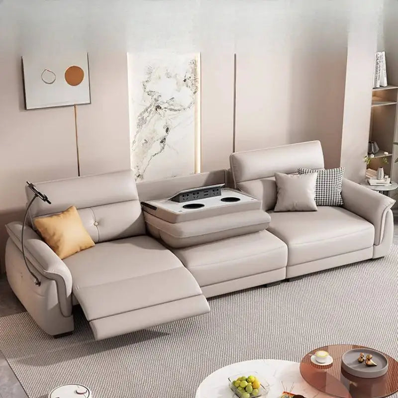 Minimalist Single Electric Sofas Gray European Smart Massage Living Room Sofas Modern Style Sofa Wohnzimmer Furniture For Home