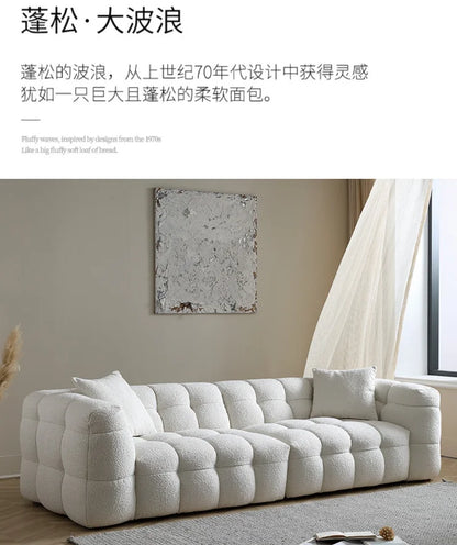 Minimalist Waterproof Living Room Sofa Modern Couch Elegant Relaxing Living Room Sofa White Puff Sofy Do Salonu Home Furniture
