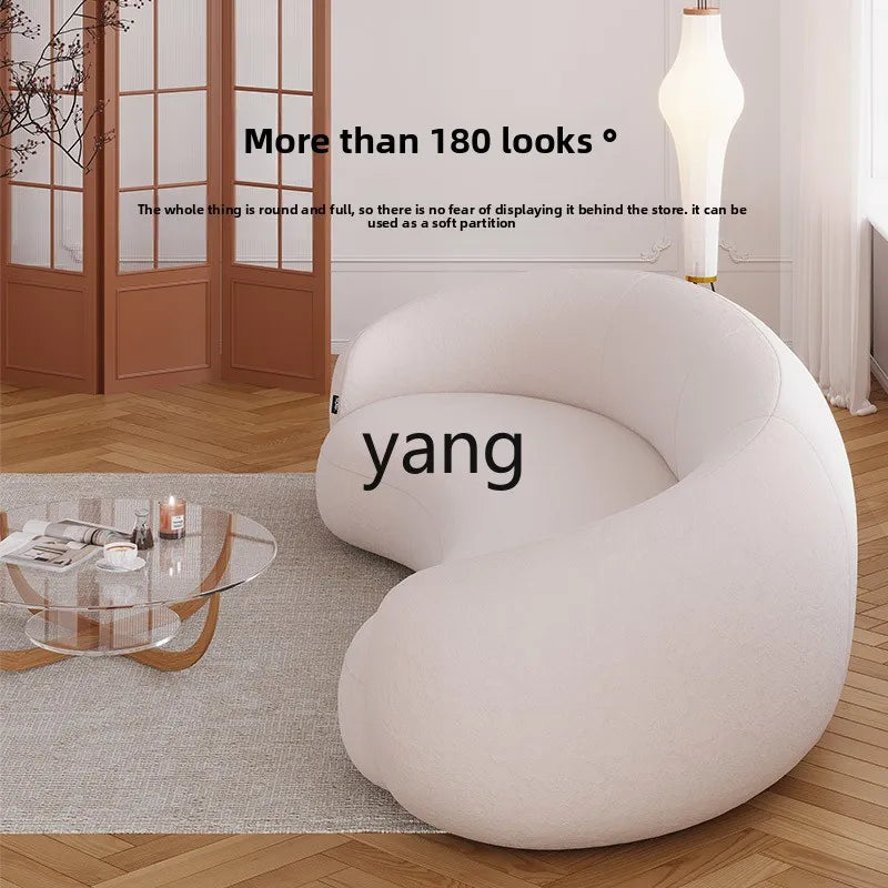 LH living room small apartment hotel lobby beauty salon reception fabric sofa