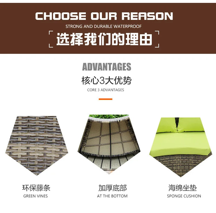 2022 Cheapest Garden Sofas Rattan Outdoor Furniture