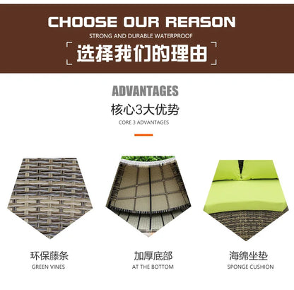 2022 Cheapest Garden Sofas Rattan Outdoor Furniture