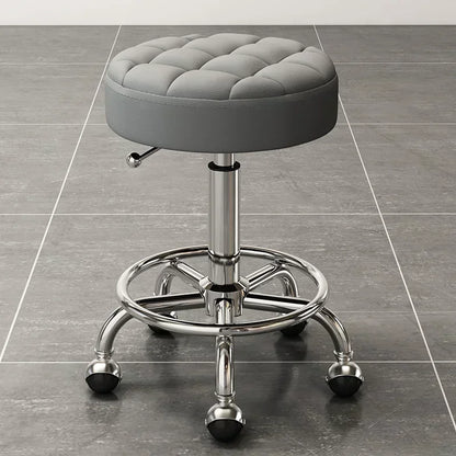 Rolling Hydraulic Chair Beauty Salon Stool Hairdressing Wheeled Beauty Tattoo Chairs Swivel Sedia Commercial Furniture