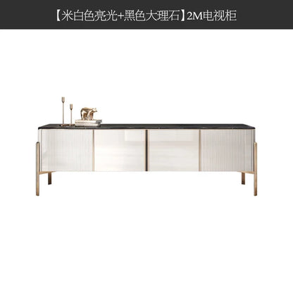 Modern Marble Coffee Tables For Simple Small Apartment Living Room Furniture Sofa Side Household Storage Cabinet End Table Set