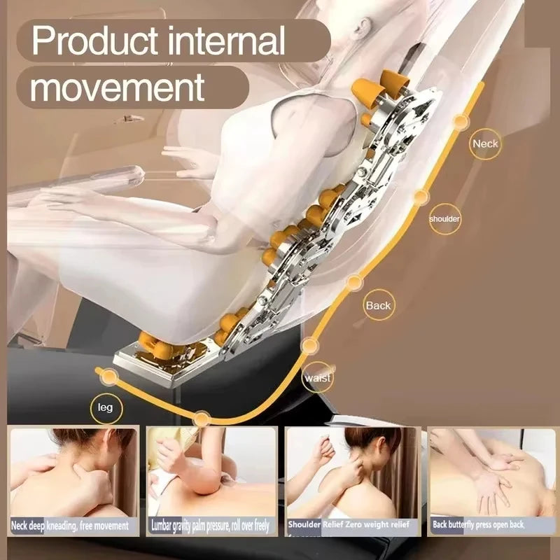 Comfortable 4D SL Track Massage Chair Zero Gravity Recliner Full Body Airbag Massage Sofa Touchscreen Office Chair 2026 Hot Sale