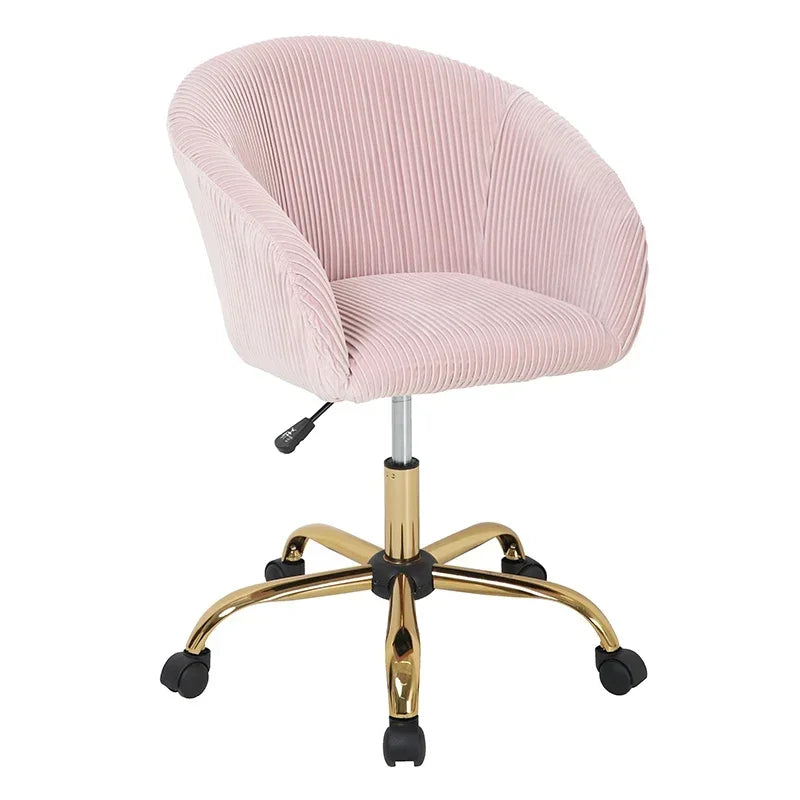 2026 Removable colorful silla de oficina de mujer rosa pink swivel office seating chair