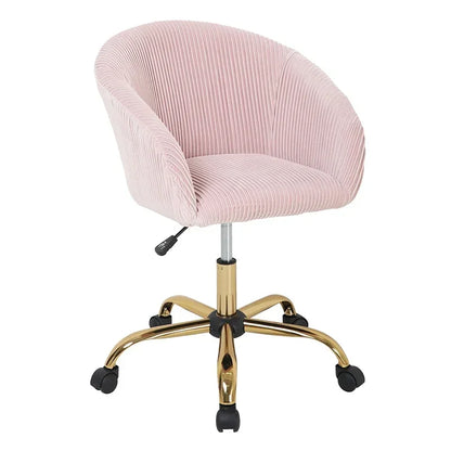 2026 Removable colorful silla de oficina de mujer rosa pink swivel office seating chair