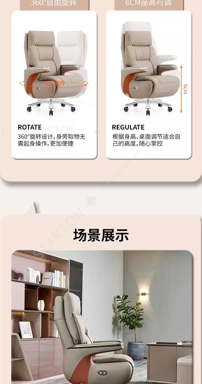new Luxury Chair With Wheels Desktop Chair  Chaise Design Chairs Playseat Ergonomic Office Chairs & Sofas Desk Gaming
