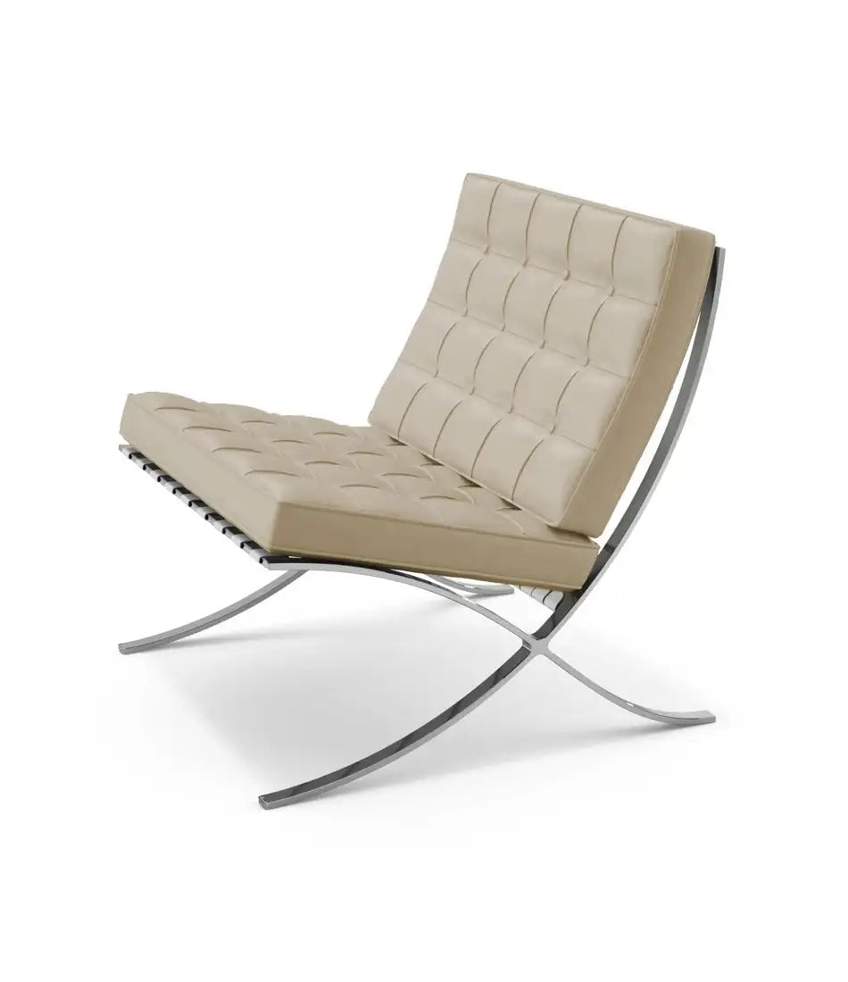 Barcelona Single Sofa Designer Lazy Sofa High-end Italian Living Room Sofa Chair Nordic Light Luxury Leisure Chair