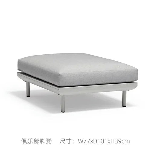 Outdoor rattan sofa, hotel villa, open-air courtyard garden, sofa coffee table