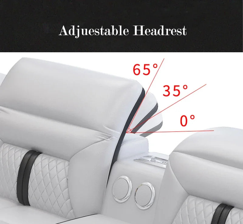 Cheap Living room sofa L shape  modern new design with music player+massage