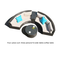 Campingaz Sofa Set House Garden Outdoor Lounge Set Simple Gray