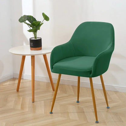 1/2pcs Elastic High Arm Chair Cover Water Repellent Short Back Seat Cover Stretch Dining Chair Slipcover Kitchen Hotel Wedding