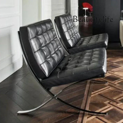 Barcelona Chair Nordic Single Sofa Italian Designer Seat Personality Lounge Chair Lounge Chair Retro Chairs designer
