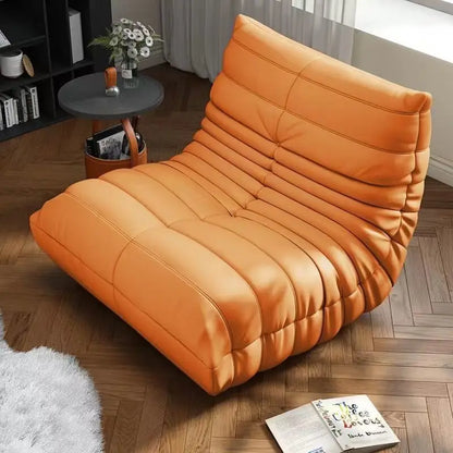 Luxury living room sofa soft suede oversized chair lazy sofa modern living room net red caterpillar technology cloth sofa