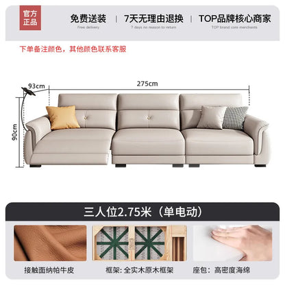 Minimalist Single Electric Sofas Gray European Smart Massage Living Room Sofas Modern Style Sofa Wohnzimmer Furniture For Home