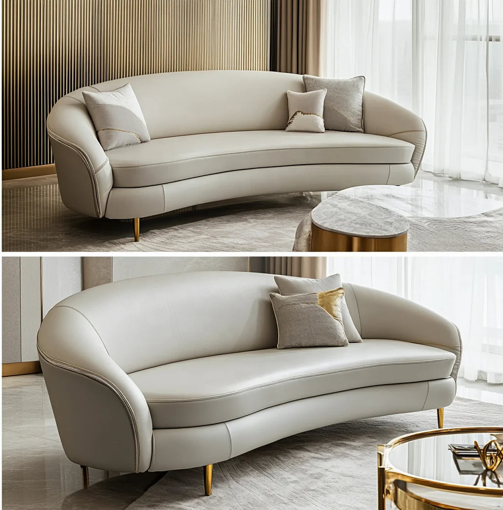 Luxury Modern Hotel Sofa Sets Genuine Leather Velvet Material for Hotel Lobby Furniture Living Rooms or Apartment Furniture